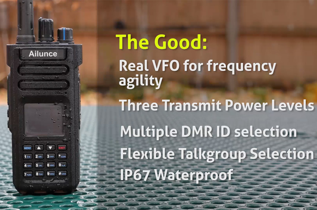 Ailunce HD1 DMR Dual Band Handheld Radio Review by Michael Martens KB9VBR 